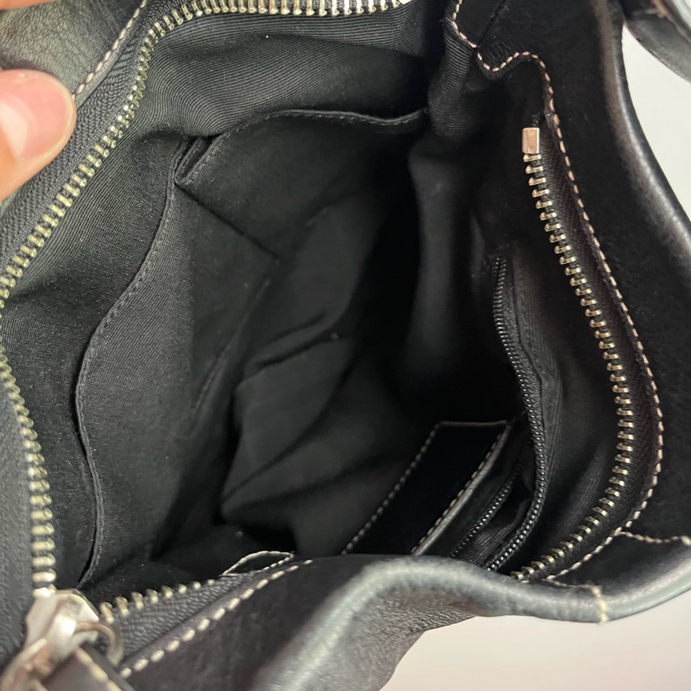 Vintage Coach Black Leather Shoulder Soho buckle Bag - Picture 12 of 12